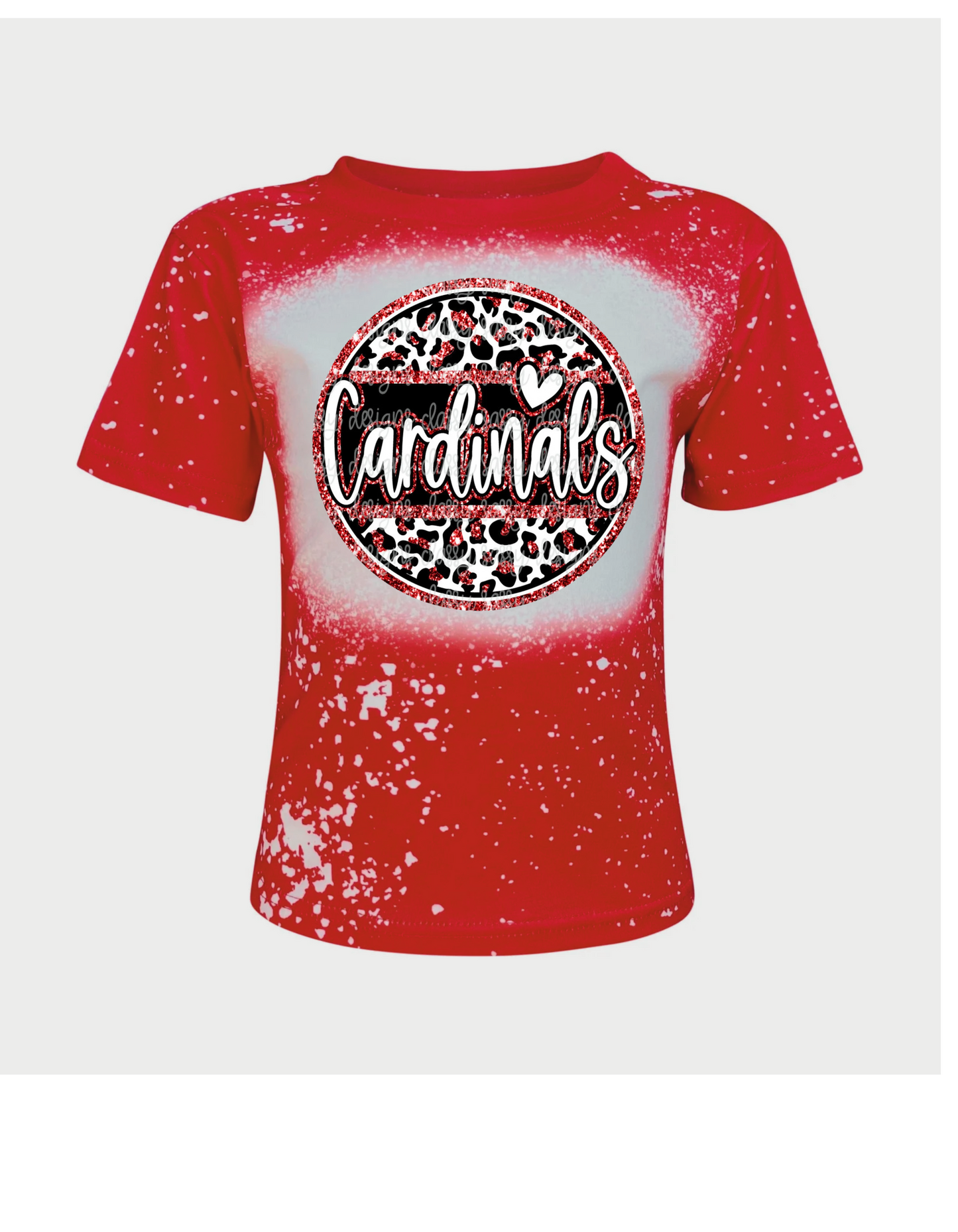 Round Cardinals Bleached shirt