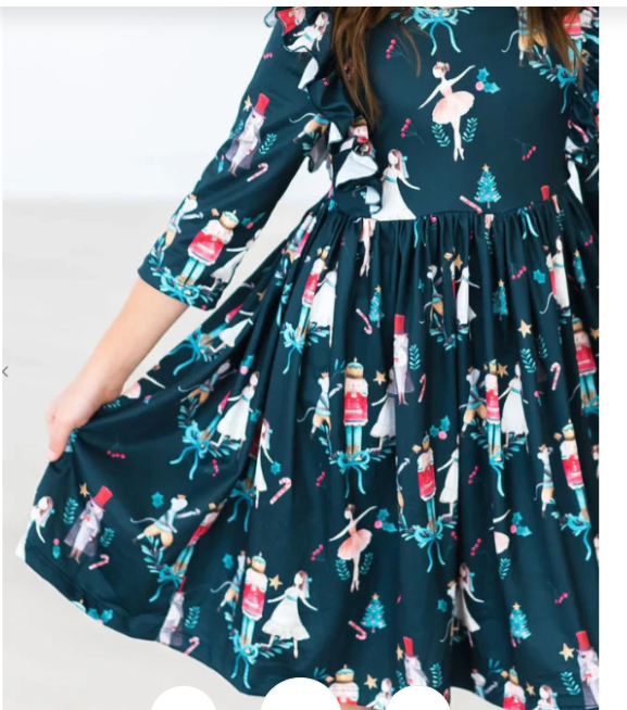 Christmas Ballet Ruffle Twirl