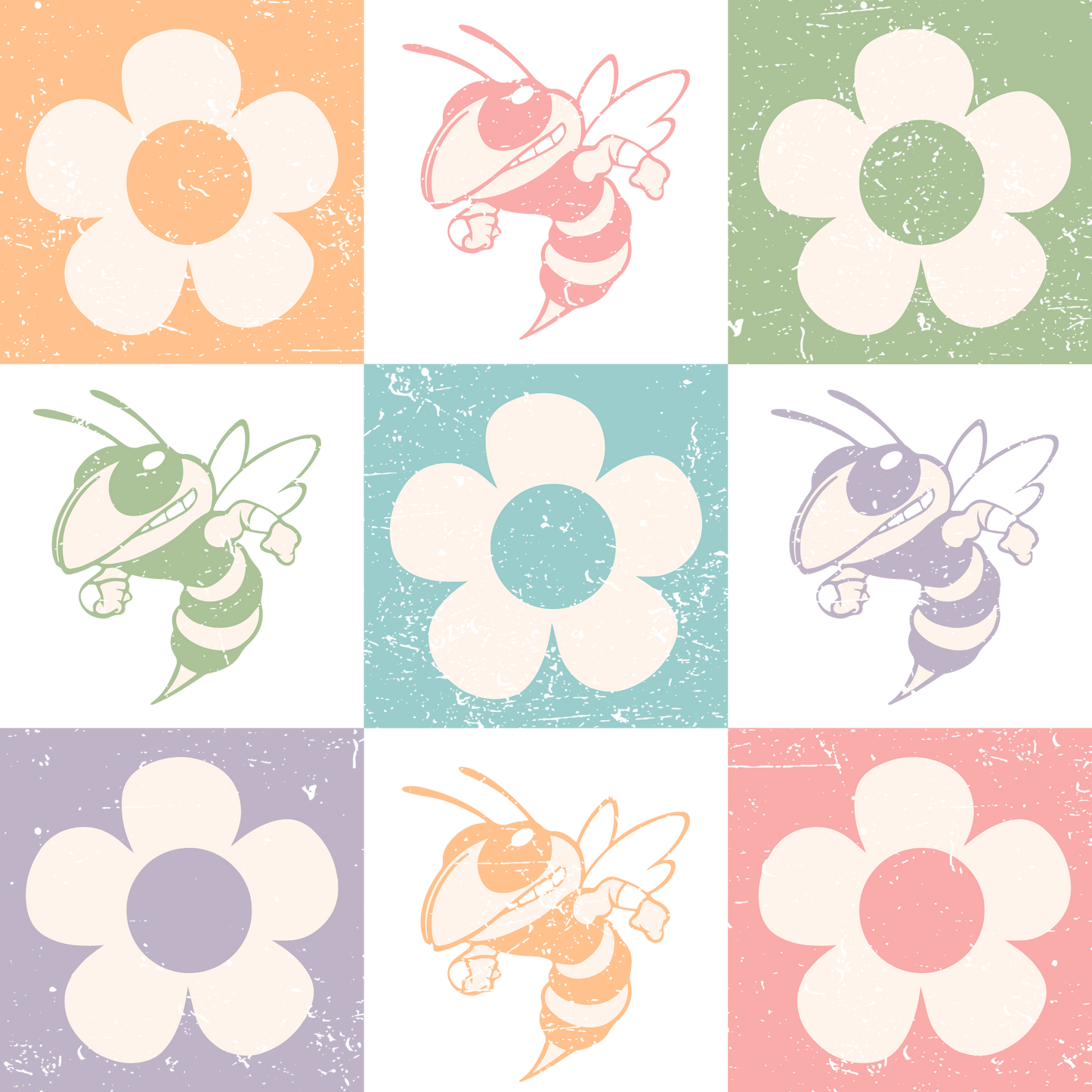 Jackets Volleyball Retro Flowers