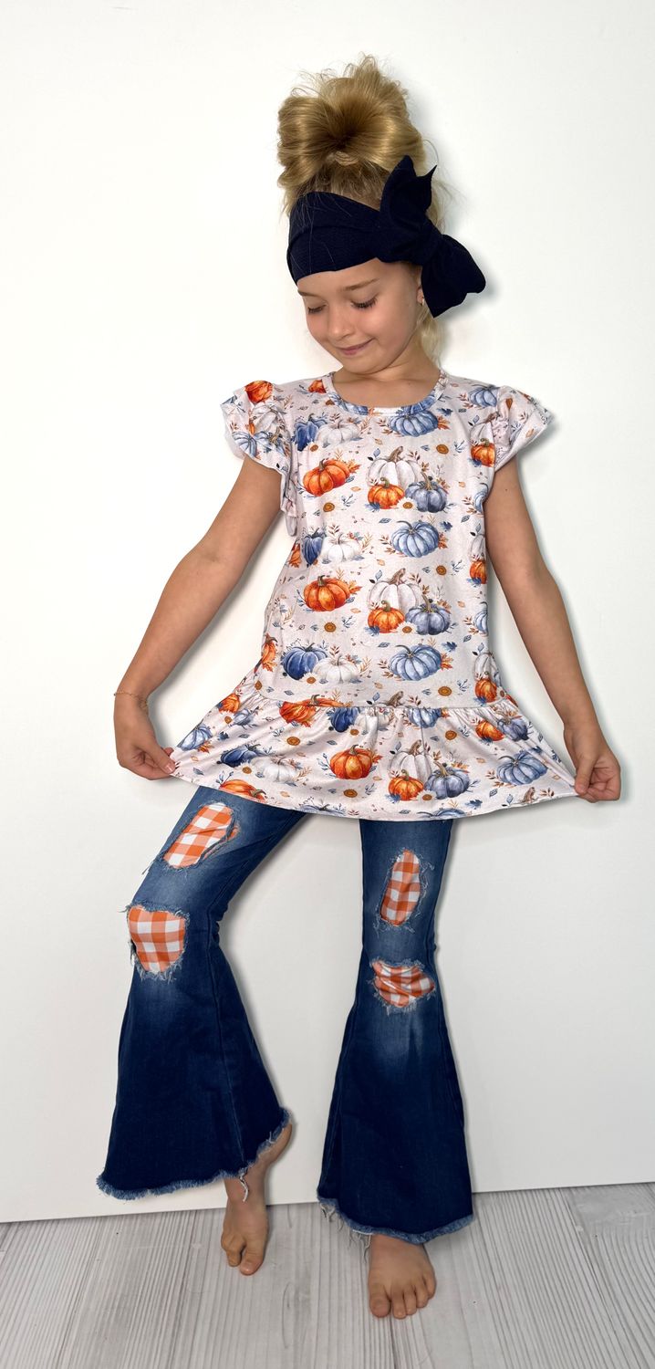 Denim Pumpkin Set