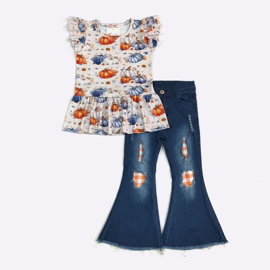 Denim Pumpkin Set