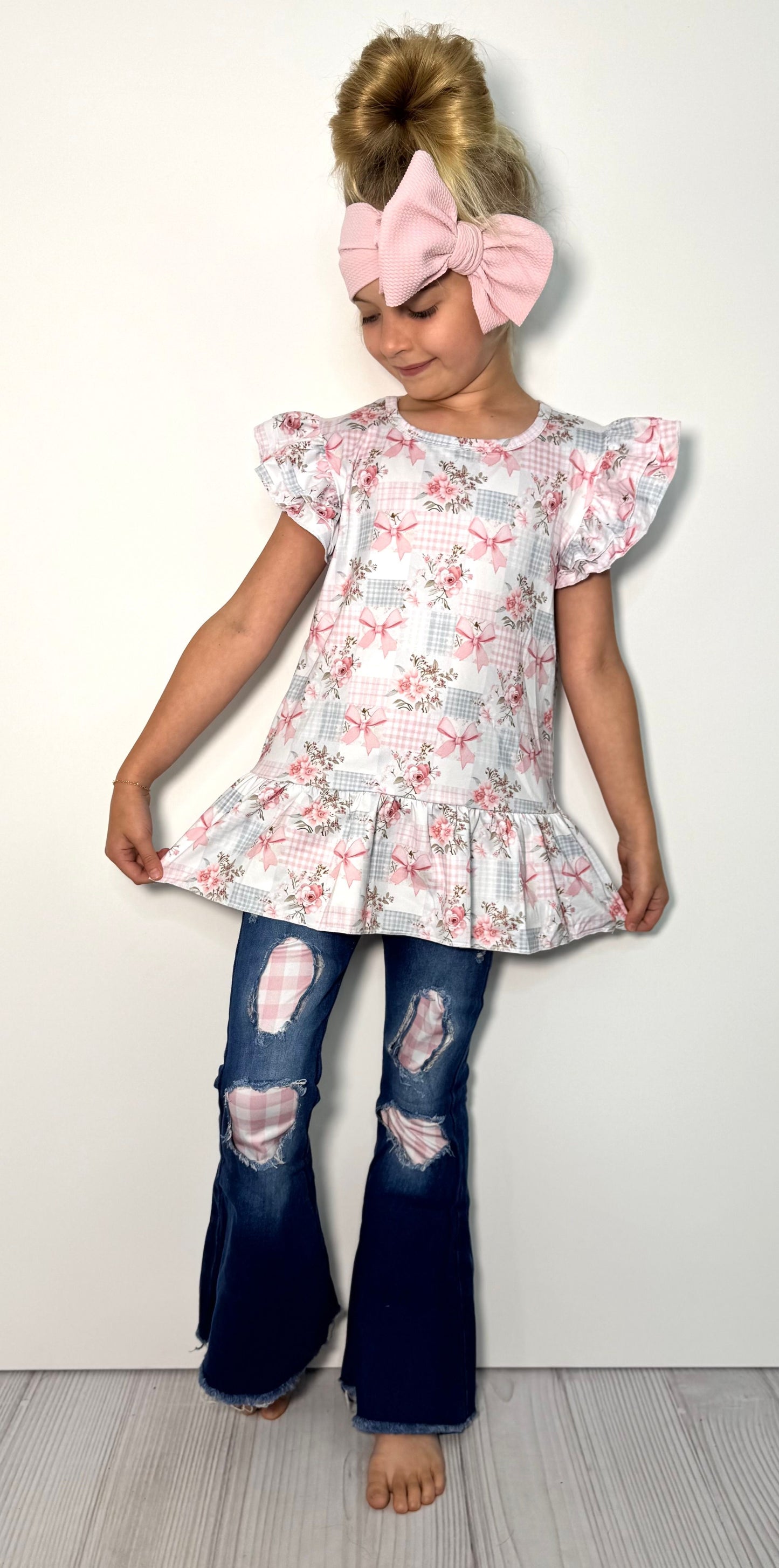 Patchwork Baby Romper