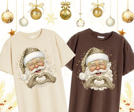 Santa Sparkle - Adult Tee