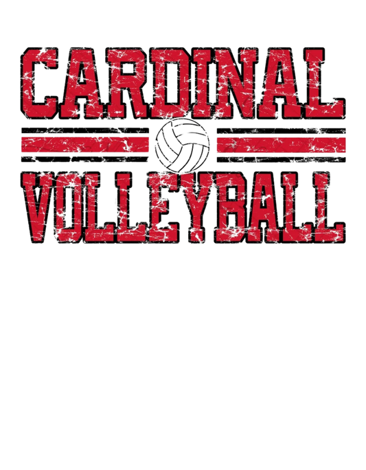 Caffey Volleyball Distressed shirt